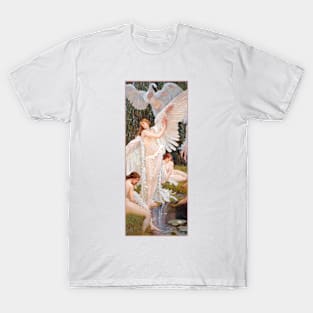 The Swan Maidens by Walter Crane T-Shirt